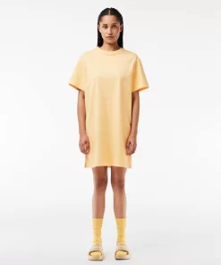 Lacoste Dresses & Skirts-Oversized Short Sleeved Jersey Dress