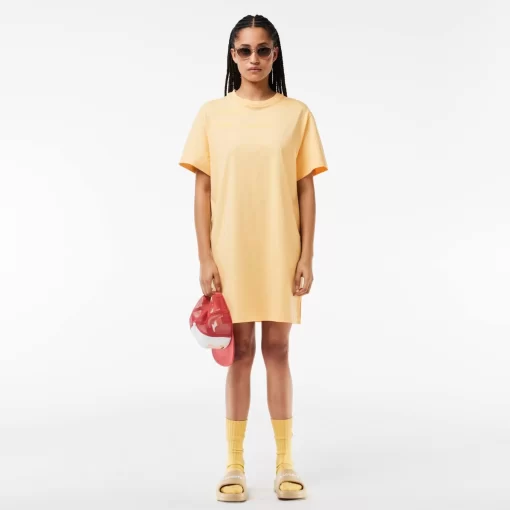 Lacoste Dresses & Skirts-Oversized Short Sleeved Jersey Dress