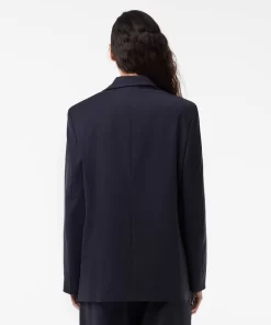 Lacoste Jackets & Coats-Oversized Wool Blazer