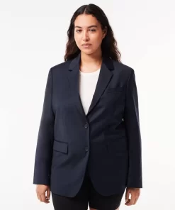 Lacoste Jackets & Coats-Oversized Wool Blazer