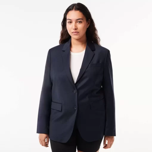 Lacoste Jackets & Coats-Oversized Wool Blazer