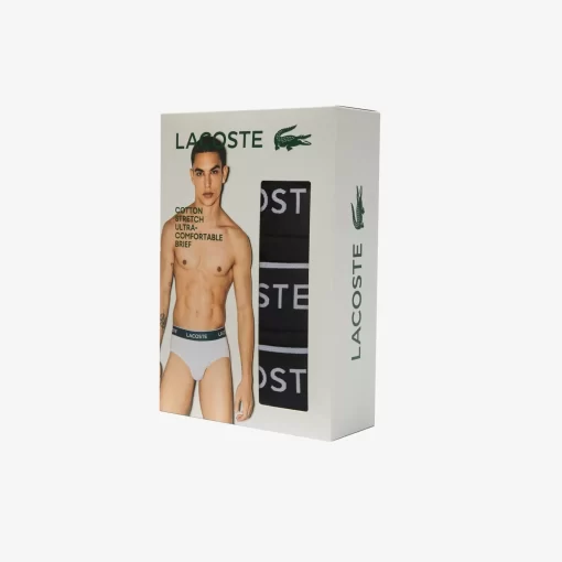 Lacoste Underwear & Lounge Wear-Pack Of 3 Casual Briefs