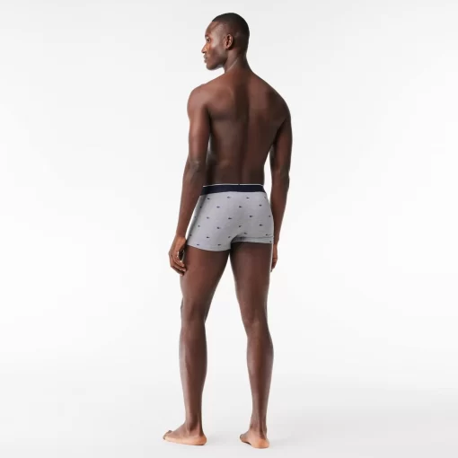 Lacoste Underwear & Lounge Wear-Pack Of 3 Casual Signature Trunk