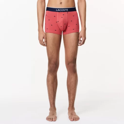 Lacoste Underwear & Lounge Wear-Pack Of 3 Casual Signature Trunk