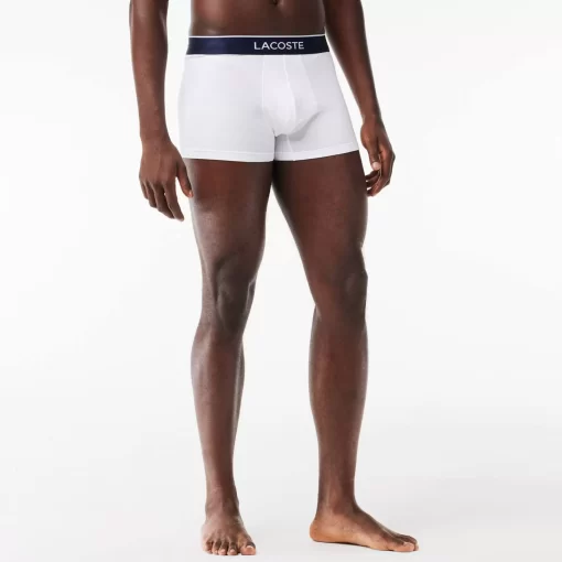 Lacoste Underwear & Lounge Wear-Pack Of 3 Casual Signature Trunk