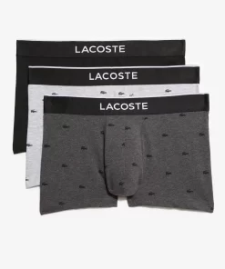 Lacoste Underwear & Lounge Wear-Pack Of 3 Casual Signature Trunk