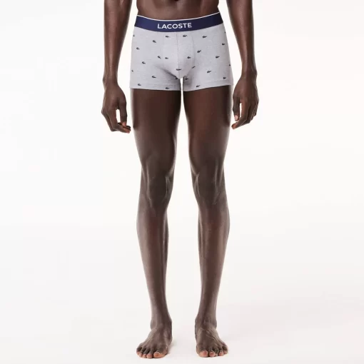 Lacoste Underwear & Lounge Wear-Pack Of 3 Casual Signature Trunk