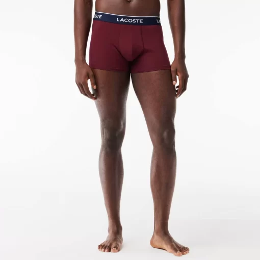 Lacoste Underwear & Lounge Wear-Pack Of 3 Casual Trunks