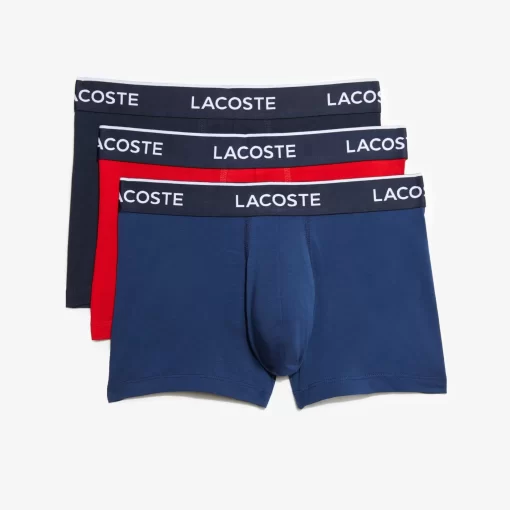 Lacoste Underwear & Lounge Wear-Pack Of 3 Casual Trunks