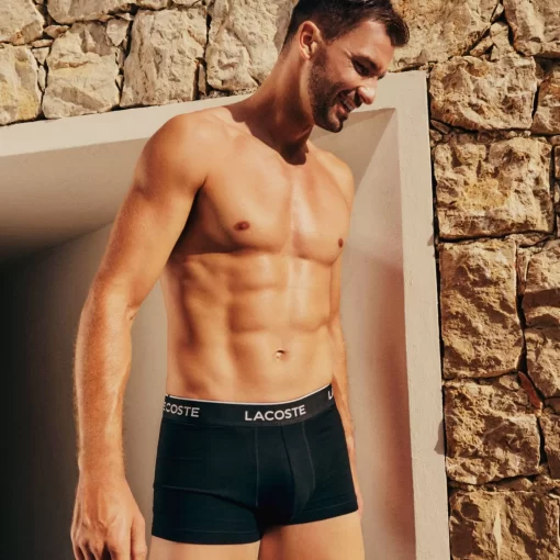 Lacoste Underwear & Lounge Wear-Pack Of 3 Casual Trunks