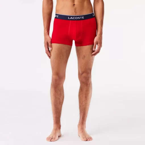 Lacoste Underwear & Lounge Wear-Pack Of 3 Casual Trunks