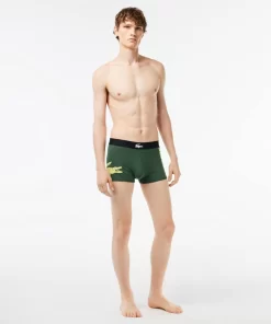 Lacoste Underwear & Lounge Wear-Pack Of 3 Mismatched Short Boxers