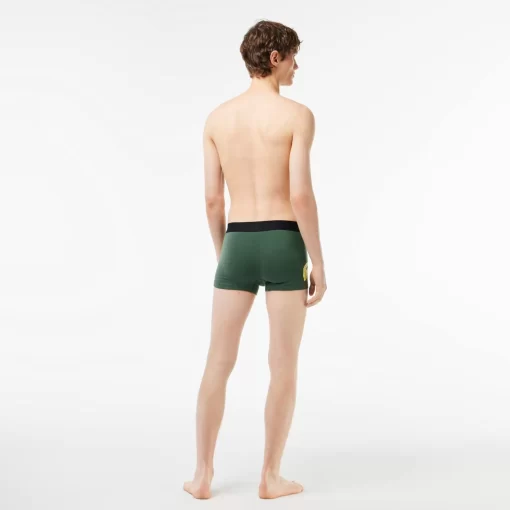 Lacoste Underwear & Lounge Wear-Pack Of 3 Mismatched Short Boxers