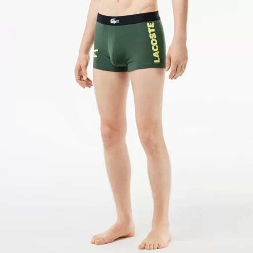 Lacoste Underwear & Lounge Wear-Pack Of 3 Mismatched Short Boxers