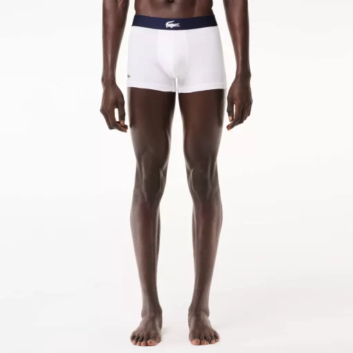 Lacoste Underwear & Lounge Wear-Pack Of 3 Mismatched Short Boxers