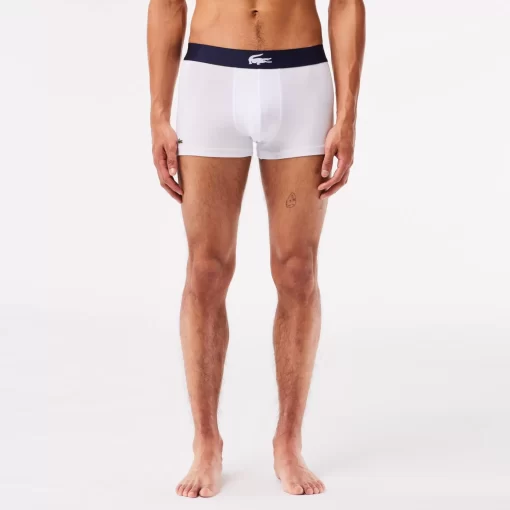 Lacoste Underwear & Lounge Wear-Pack Of 3 Mismatched Short Boxers