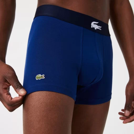 Lacoste Underwear & Lounge Wear-Pack Of 3 Mismatched Short Boxers