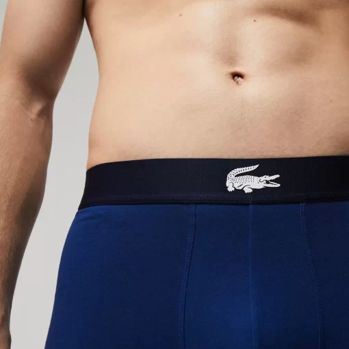 Lacoste Underwear & Lounge Wear-Pack Of 3 Mismatched Short Boxers