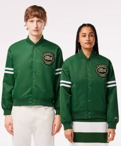 Lacoste Jackets & Coats-Padded Showerproof Archive Badge Bomber Jacket