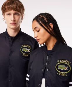 Lacoste Jackets & Coats-Padded Showerproof Archive Badge Bomber Jacket