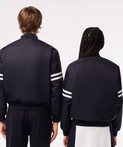 Lacoste Jackets & Coats-Padded Showerproof Archive Badge Bomber Jacket