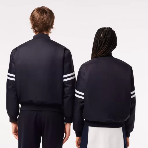 Lacoste Jackets & Coats-Padded Showerproof Archive Badge Bomber Jacket