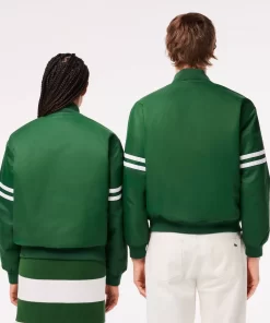 Lacoste Jackets & Coats-Padded Showerproof Archive Badge Bomber Jacket