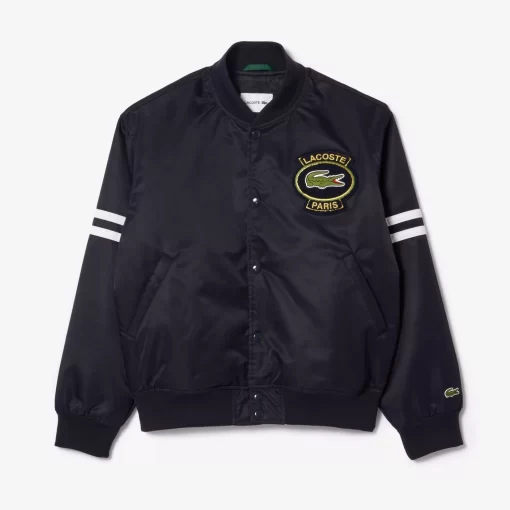 Lacoste Jackets & Coats-Padded Showerproof Archive Badge Bomber Jacket