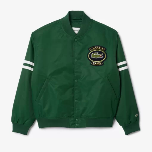 Lacoste Jackets & Coats-Padded Showerproof Archive Badge Bomber Jacket