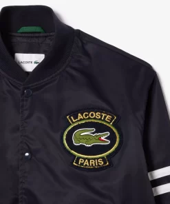 Lacoste Jackets & Coats-Padded Showerproof Archive Badge Bomber Jacket