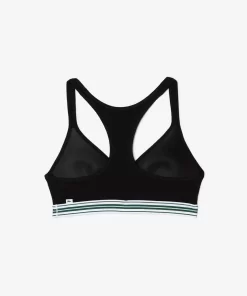 Lacoste Underwear & Loungewear-Padded Stretch Jersey Logo Bralette