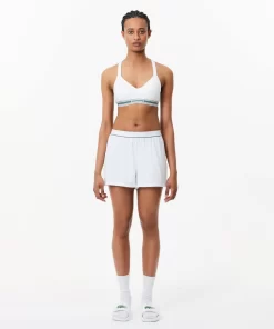 Lacoste Underwear & Loungewear-Padded Stretch Jersey Logo Bralette