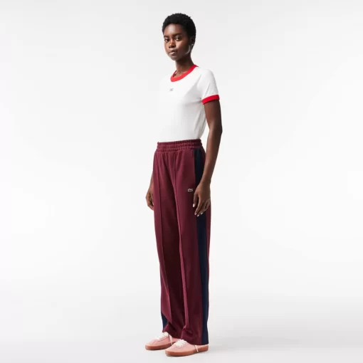 Lacoste Trousers & Shorts-Paris Colourblock Interlock Cotton Track Pants