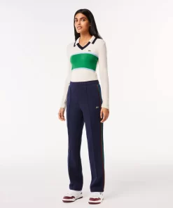 Lacoste Trousers & Shorts-Paris French Made Knit Stripe Pants