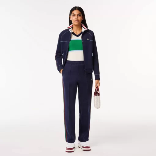 Lacoste Trousers & Shorts-Paris French Made Knit Stripe Pants