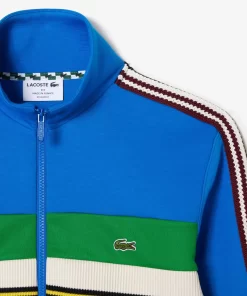 Lacoste Sweatshirts-Paris French Made Zipped Colourblock Sweatshirt