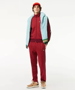 Lacoste Tracksuits-Paris Jacquard Monogram Zipped Sweatshirt