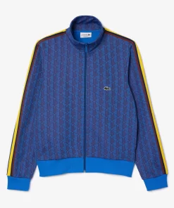 Lacoste Sweatshirts-Paris Jacquard Monogram Zipped Sweatshirt