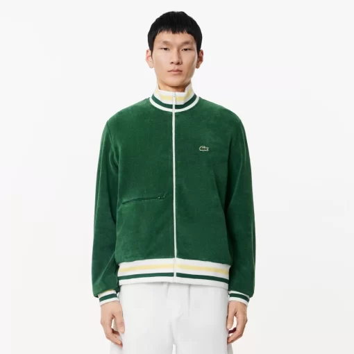 Lacoste Tracksuits-Paris Zipped High Neck Terry Sweatshirt