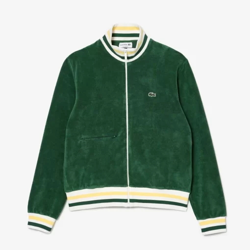 Lacoste Tracksuits-Paris Zipped High Neck Terry Sweatshirt