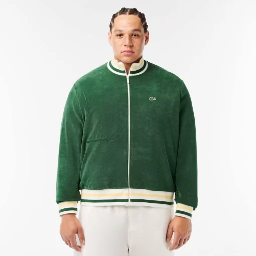 Lacoste Tracksuits-Paris Zipped High Neck Terry Sweatshirt