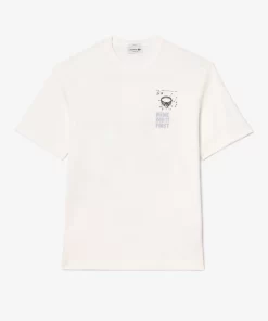 Lacoste T-Shirts-Patent Back Pique T-Shirt