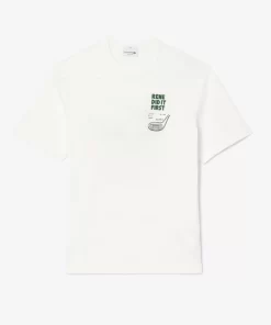 Lacoste T-Shirts-Patent Back Pique T-Shirt