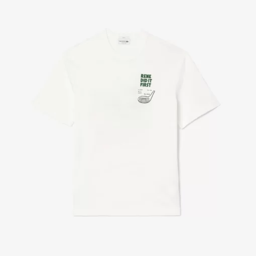 Lacoste T-Shirts-Patent Back Pique T-Shirt