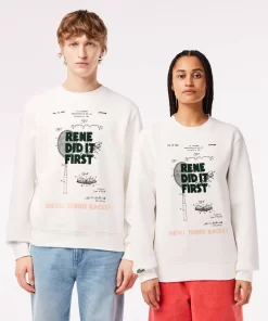 Lacoste Sweatshirts-Patent Motif Pique Jogger Sweatshirt