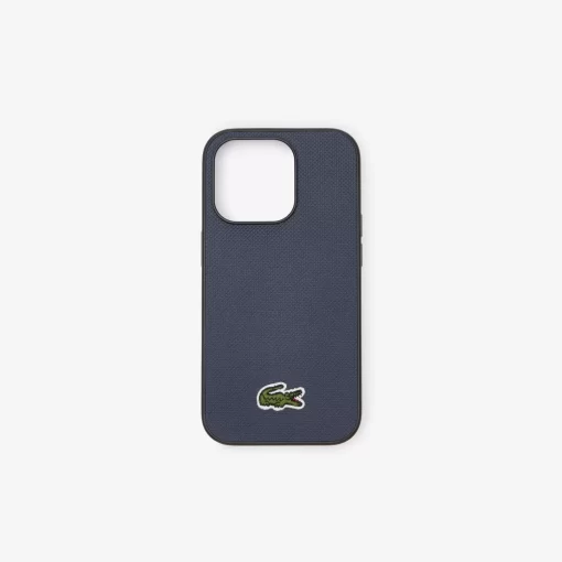 Lacoste Iphone Cases-Pique Effect Iphone 14 Pro Case