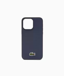 Lacoste Iphone Cases-Pique Effect Iphone 14 Pro Max Case