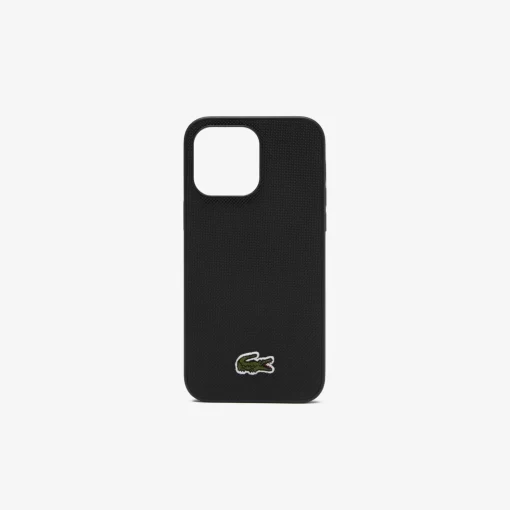 Lacoste Iphone Cases-Pique Effect Iphone 14 Pro Max Case