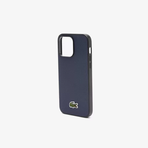 Lacoste Iphone Cases-Pique Effect Iphone 14 Pro Max Case