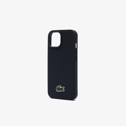 Lacoste Iphone Cases-Pique Effect Iphone 15 Case